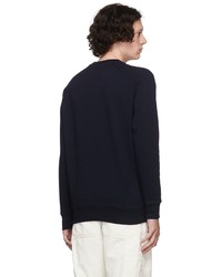 dunkelblaues Sweatshirt von MAISON KITSUNÉ