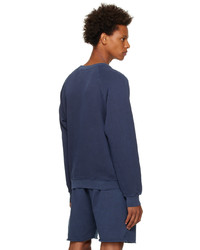 dunkelblaues Sweatshirt von Les Tien