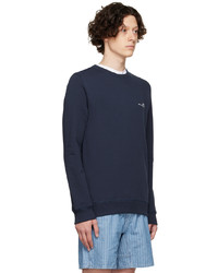 dunkelblaues Sweatshirt von A.P.C.