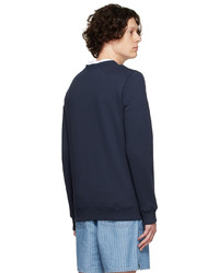 dunkelblaues Sweatshirt von A.P.C.