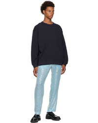 dunkelblaues Sweatshirt von Dries Van Noten