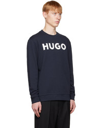 dunkelblaues Sweatshirt von Hugo