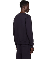 dunkelblaues Sweatshirt von Dries Van Noten