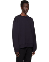 dunkelblaues Sweatshirt von Dries Van Noten