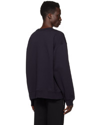 dunkelblaues Sweatshirt von Dries Van Noten