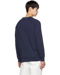 dunkelblaues Sweatshirt von MAISON KITSUNÉ