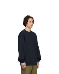 dunkelblaues Sweatshirt von Dries Van Noten