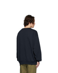 dunkelblaues Sweatshirt von Dries Van Noten