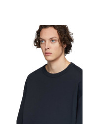 dunkelblaues Sweatshirt von Dries Van Noten