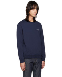 dunkelblaues Sweatshirt von A.P.C.