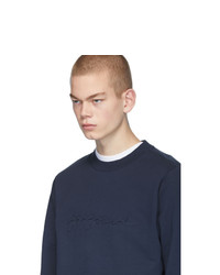 dunkelblaues Sweatshirt von A.P.C.