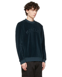 dunkelblaues Sweatshirt von Moncler