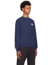 dunkelblaues Sweatshirt von Sporty & Rich