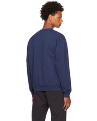 dunkelblaues Sweatshirt von Sporty & Rich