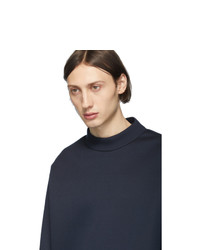 dunkelblaues Sweatshirt von Maison Margiela