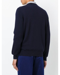 dunkelblaues Sweatshirt von Brunello Cucinelli