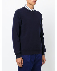 dunkelblaues Sweatshirt von Brunello Cucinelli