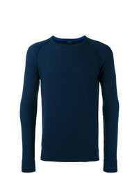 dunkelblaues Sweatshirt von Roberto Collina