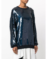 dunkelblaues Sweatshirt von Stella McCartney