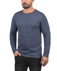 dunkelblaues Sweatshirt von Solid