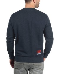 dunkelblaues Sweatshirt von Solid