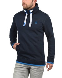 dunkelblaues Sweatshirt von Solid