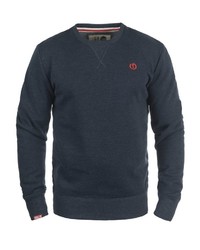 dunkelblaues Sweatshirt von Solid