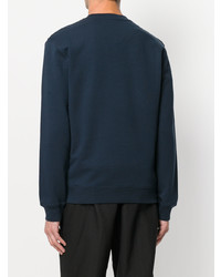 dunkelblaues Sweatshirt von McQ Alexander McQueen