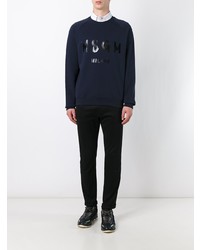 dunkelblaues Sweatshirt von MSGM