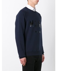 dunkelblaues Sweatshirt von MSGM