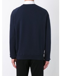 dunkelblaues Sweatshirt von MSGM