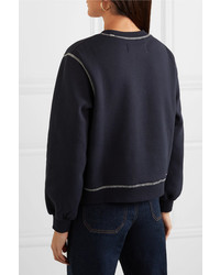 dunkelblaues Sweatshirt von L.F.Markey