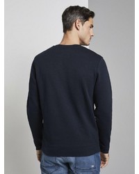 dunkelblaues Sweatshirt von Tom Tailor