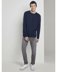 dunkelblaues Sweatshirt von Tom Tailor Denim