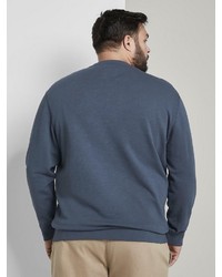 dunkelblaues Sweatshirt von TOM TAILOR Men Plus