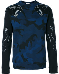 dunkelblaues Sweatshirt von Valentino