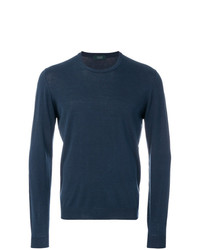 dunkelblaues Sweatshirt von Zanone
