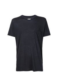 dunkelblaues T-Shirt mit einem Rundhalsausschnitt von 321