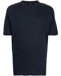 dunkelblaues T-Shirt mit einem Rundhalsausschnitt von Armani Exchange