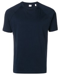 dunkelblaues T-Shirt mit einem Rundhalsausschnitt von Aspesi