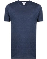 dunkelblaues T-Shirt mit einem Rundhalsausschnitt von Avant Toi
