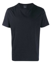 dunkelblaues T-Shirt mit einem Rundhalsausschnitt von Bellerose