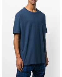 dunkelblaues T-Shirt mit einem Rundhalsausschnitt von Vivienne Westwood