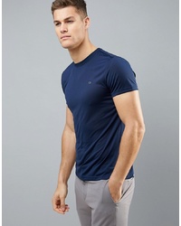 dunkelblaues T-Shirt mit einem Rundhalsausschnitt von Calvin Klein Golf