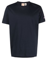 dunkelblaues T-Shirt mit einem Rundhalsausschnitt von Champion