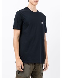 dunkelblaues T-Shirt mit einem Rundhalsausschnitt von Armani Exchange