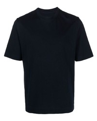 dunkelblaues T-Shirt mit einem Rundhalsausschnitt von Circolo 1901