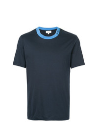 dunkelblaues T-Shirt mit einem Rundhalsausschnitt von CK Calvin Klein