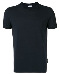 dunkelblaues T-Shirt mit einem Rundhalsausschnitt von Dolce & Gabbana Underwear