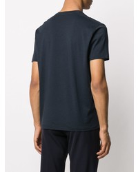 dunkelblaues T-Shirt mit einem Rundhalsausschnitt von Tom Ford